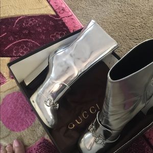 Gucci horsebit booties